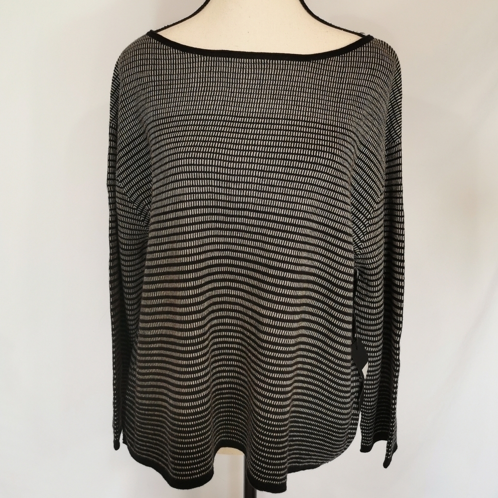 NWT Liv by Habitat Black Ombre Pullover - Sz S Open To Offers